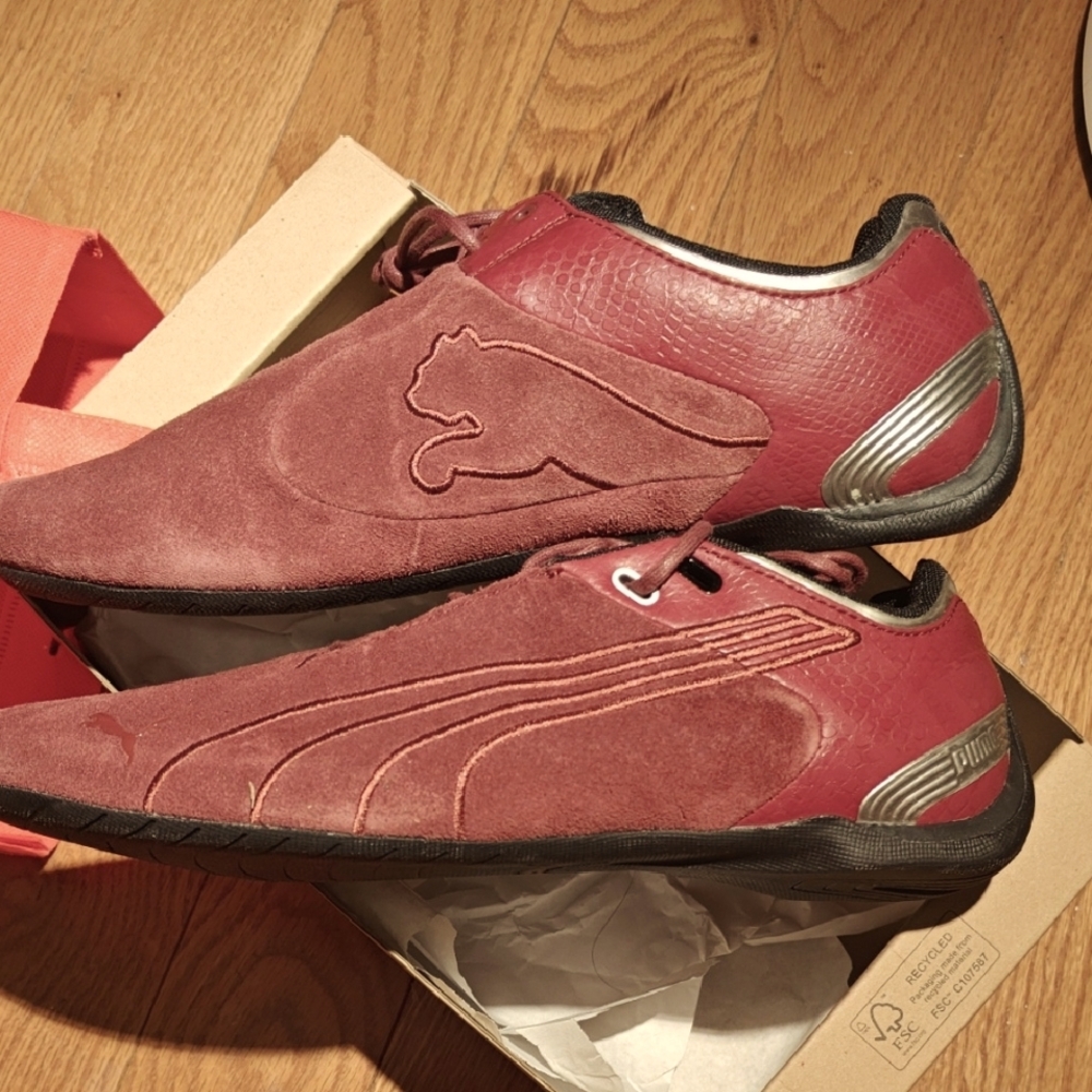 New Puma Future Cat Leather Suede Driving shoes